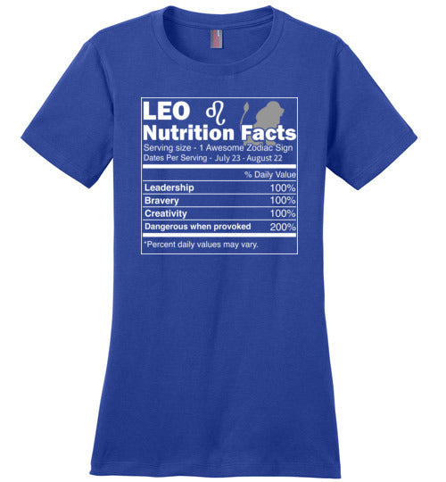 Leo Nutrition Facts