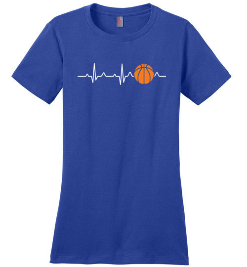 Basketball Heartbeat Canvas