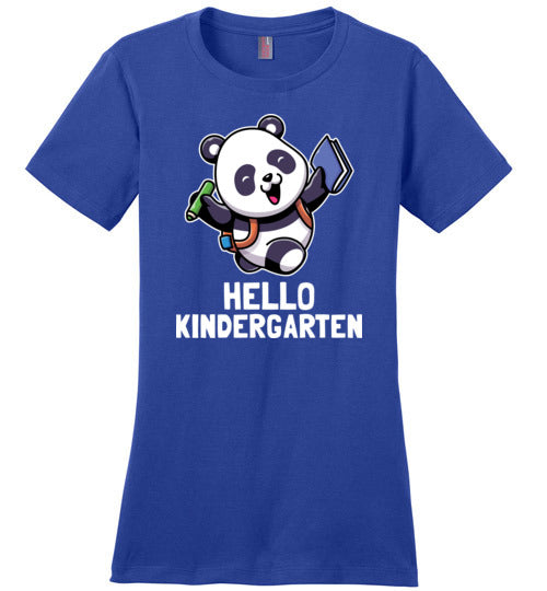 Panda Hello Kindergarten Canvas