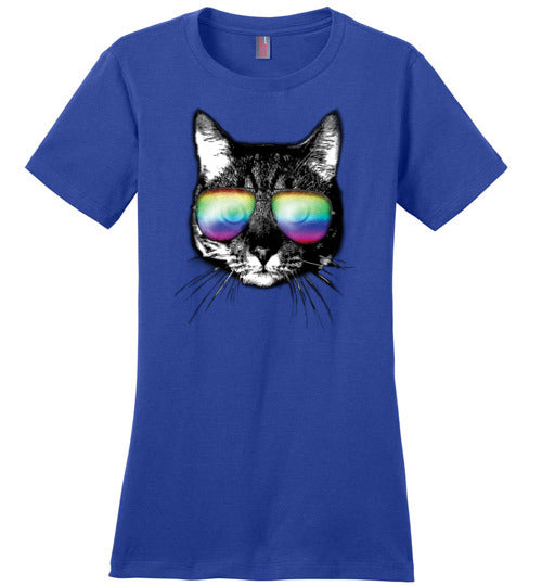 Cat Sunglasses LGBT Canvas
