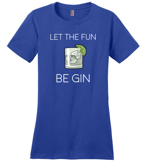 Let The Fun Be Gin Canvas