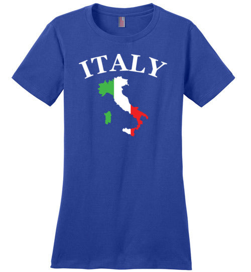 Italy Map Flag