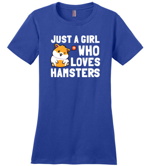 Just a girl Who Loves Hamsters Canvas