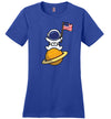 Astronaut American Flag Canvas