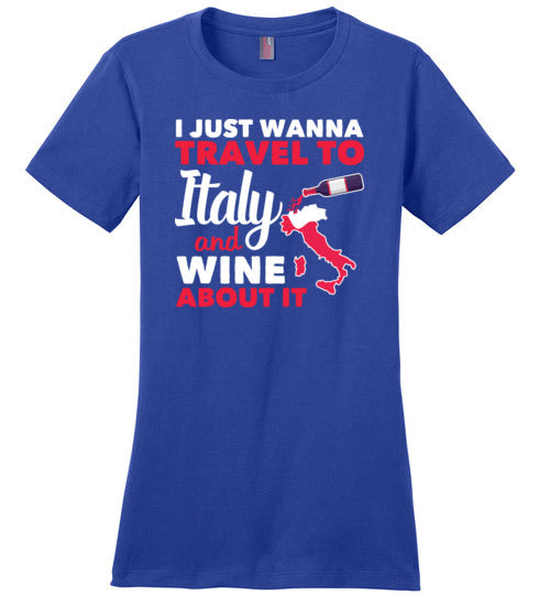 Italy Wine Travel Canvas