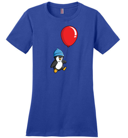 Penguin Can Fly Balloon Canvas