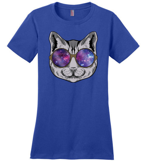 Space Cat Glasses Canvas