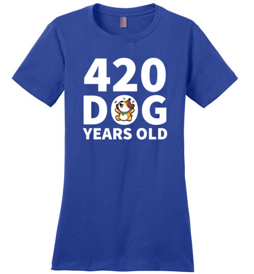 420 Dog Years Old Canvas