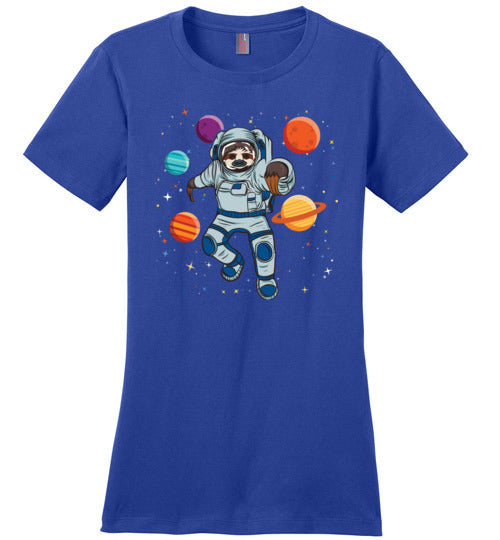 Sloth In Space Canvas
