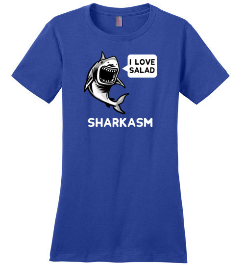 Sharkasm Love Salad Canvas