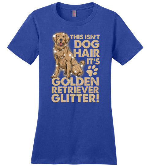 Golden Retriever Glitter Canvas