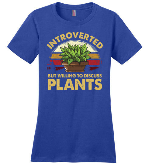 Introverted But Willing To Discuss Plants Colored