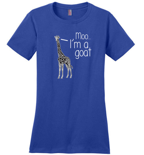 Giraffe Moo I'm A Goat