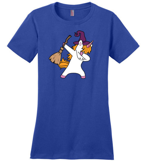 Halloween Witch Unicorn Canvas