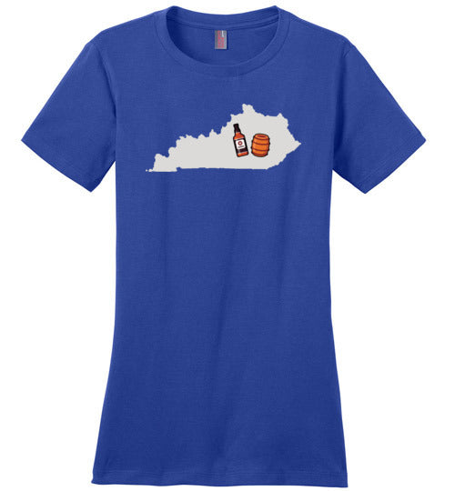 Kentucky Bourbon State Canvas