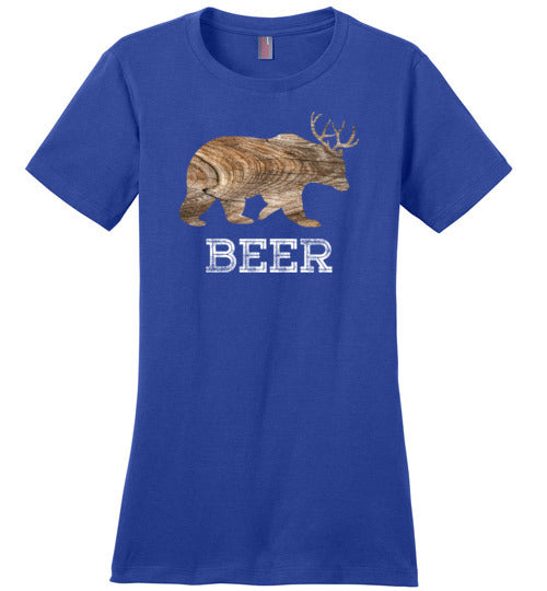 Bear Deer Beer Canvas