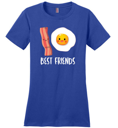 Bacon And Eggs Best Friends Canvas