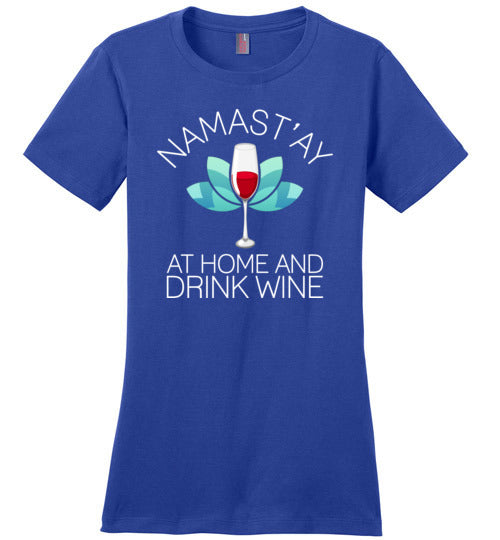 Namastay Wine Canvas