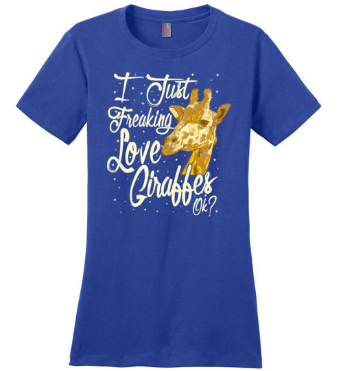 Freaking Love Giraffes Canvas