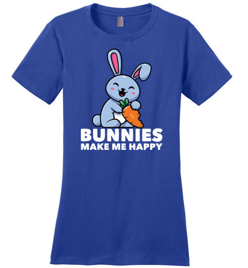 Bunnies Make Me Happy Canvas