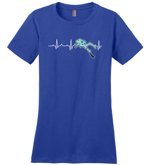 Scuba Heartbeat Canvas