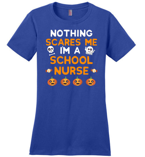 Nothing Scares Me School Nurse Canvas