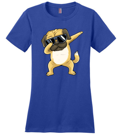 Dabbing Pug With Sunglasses