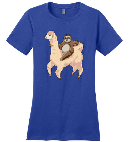 Sloth Riding A Llama