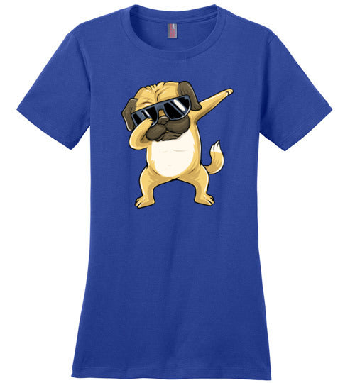 Dabbing Pug With Sunglasses Canvas