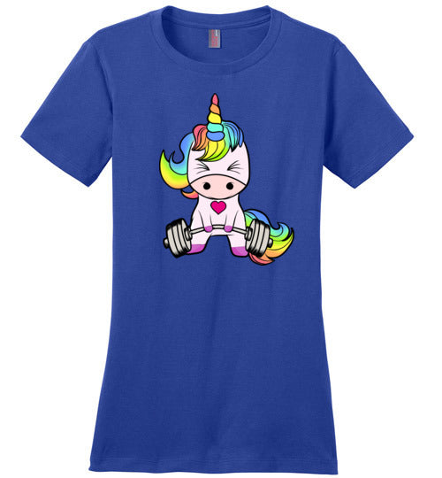 Unicorn Weightlifting Gym Canvas