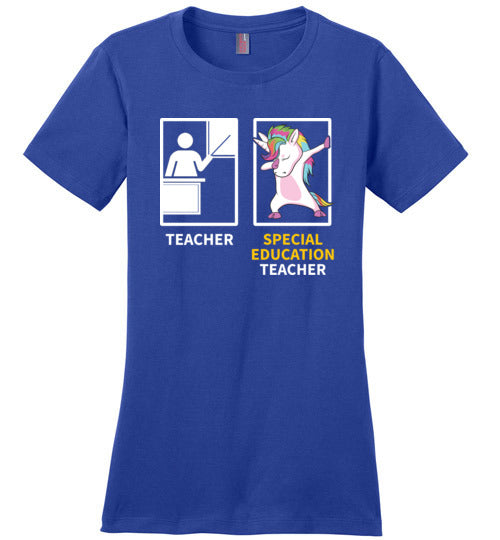Special Education Teacher Dabbing Unicorn