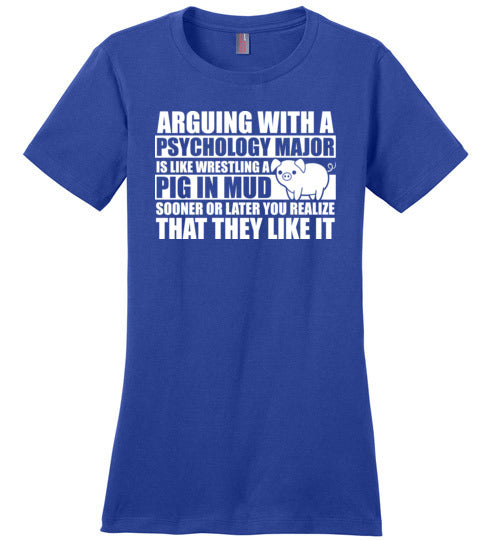 Arguing With A Psychology Major Pig In Mud