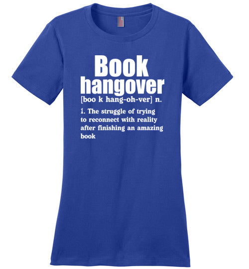 Book Hangover Definition