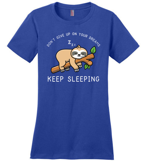Sloth Dreams Keep Sleeping Canvas