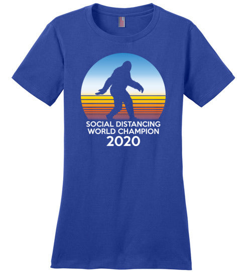 Bigfoot Social Distancing World Champion Canvas