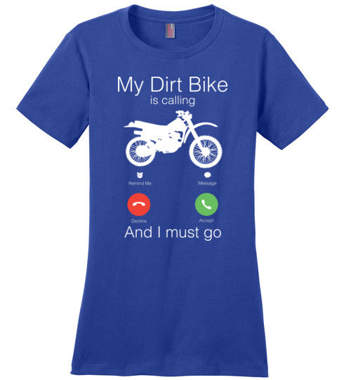 My Dirt Bike Is Calling Canvas