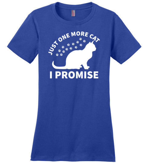 Just One More Cat I Promise Canvas