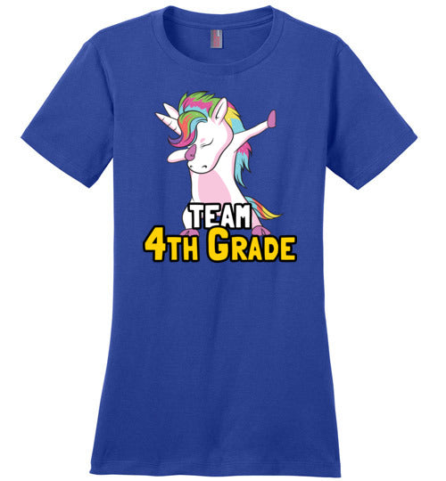Dabbing Unicorn Team Fourth Grade