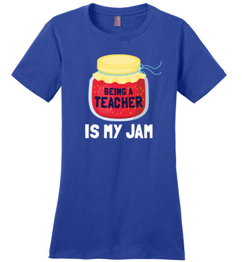 Being a Teacher Is My Jam Canvas