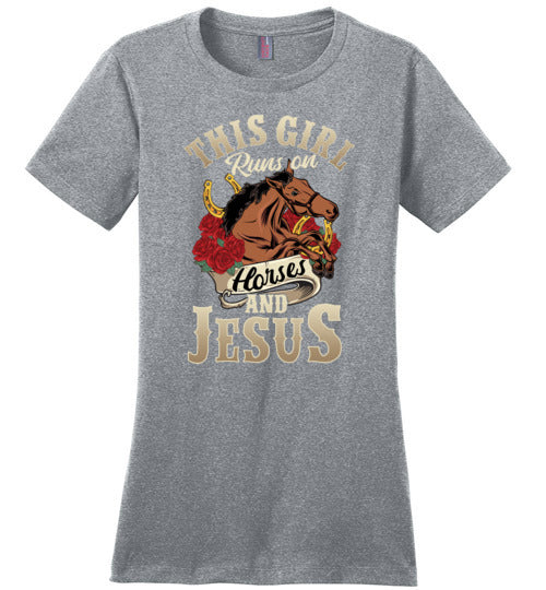 Horses And Jesus Canvas