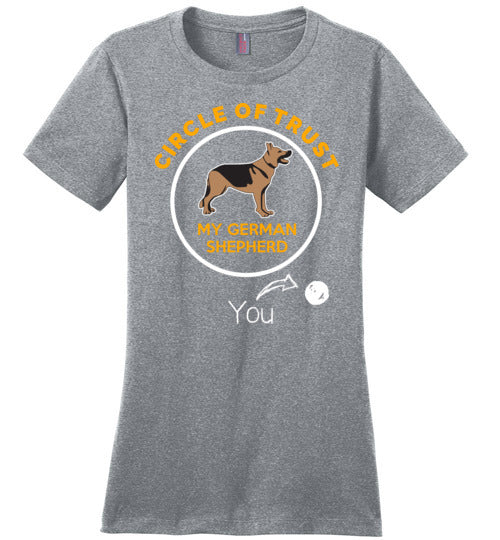 German Shepherd Circle Of Trust Canvas