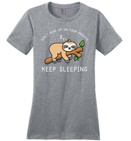 Sloth Dreams Keep Sleeping Canvas