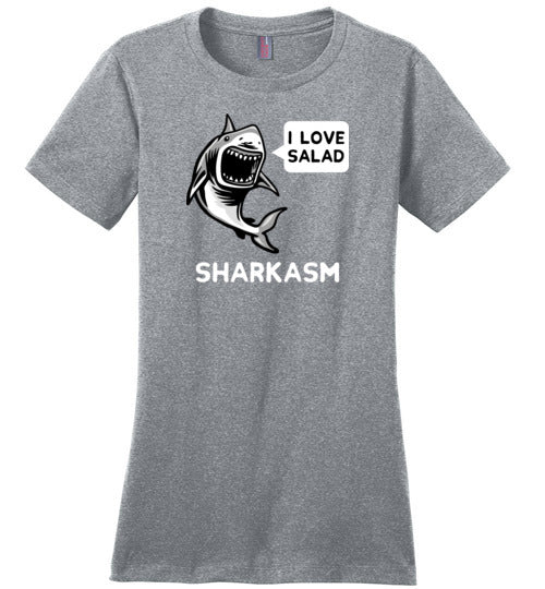 Sharkasm Love Salad Canvas