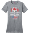 Canadian Grown with American Roots Canvas