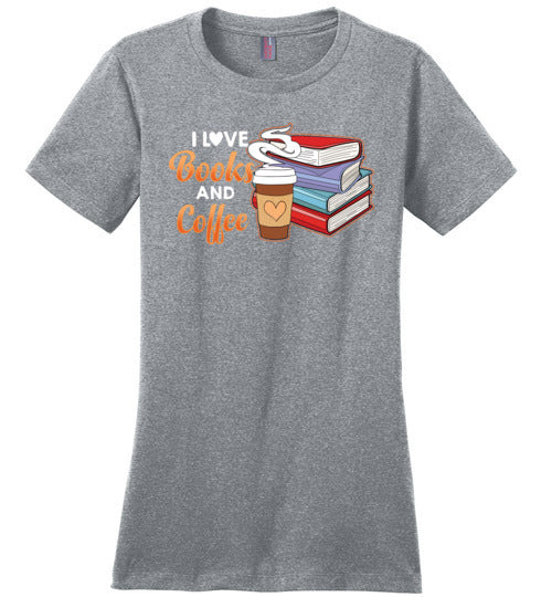 I Love Books And Coffee Canvas