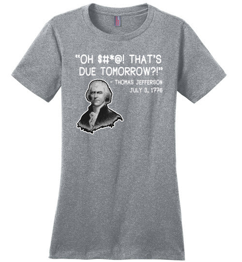 History Thomas Jefferson Due Date