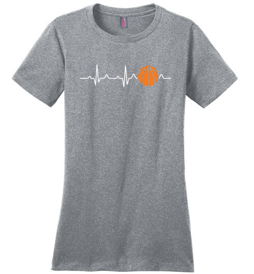 Basketball Heartbeat Canvas