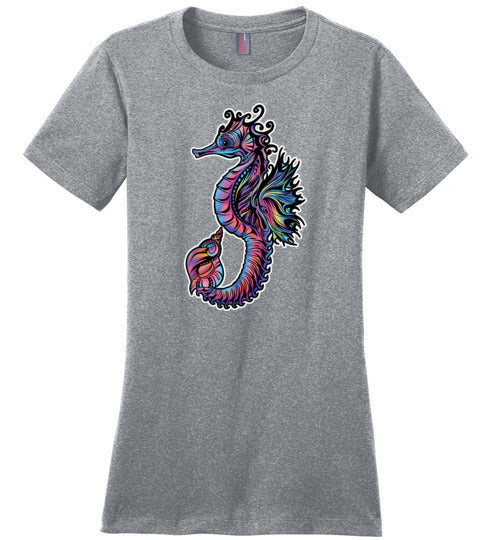 Tropical Seahorse Canvas