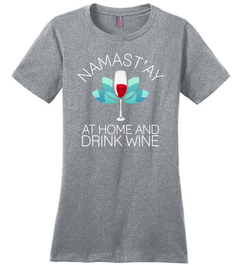 Namastay Wine Canvas
