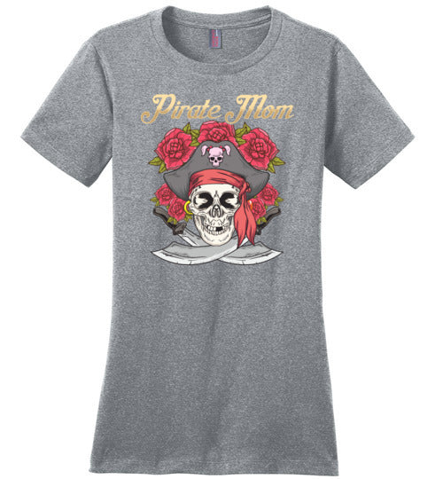 Pirate Mom Fancy Canvas